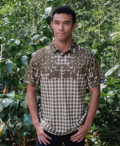 Palaka Kuiki Kane Pullover Olive