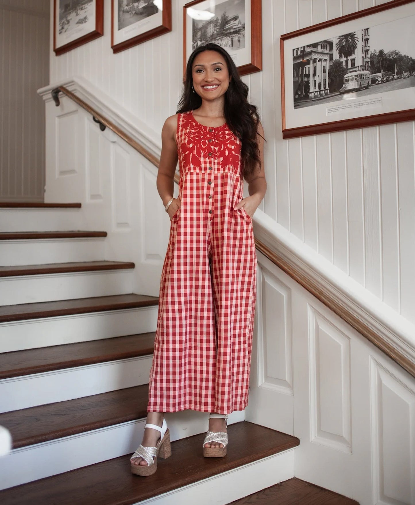 Palaka Kuiki Kuulei Jumper Lehua Red