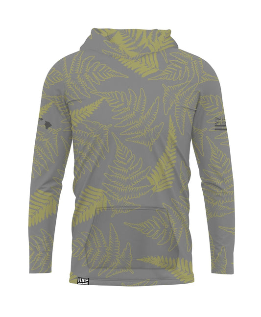 Palapalai Toddler Hooded Long Sleeve Drifit Gray Olive