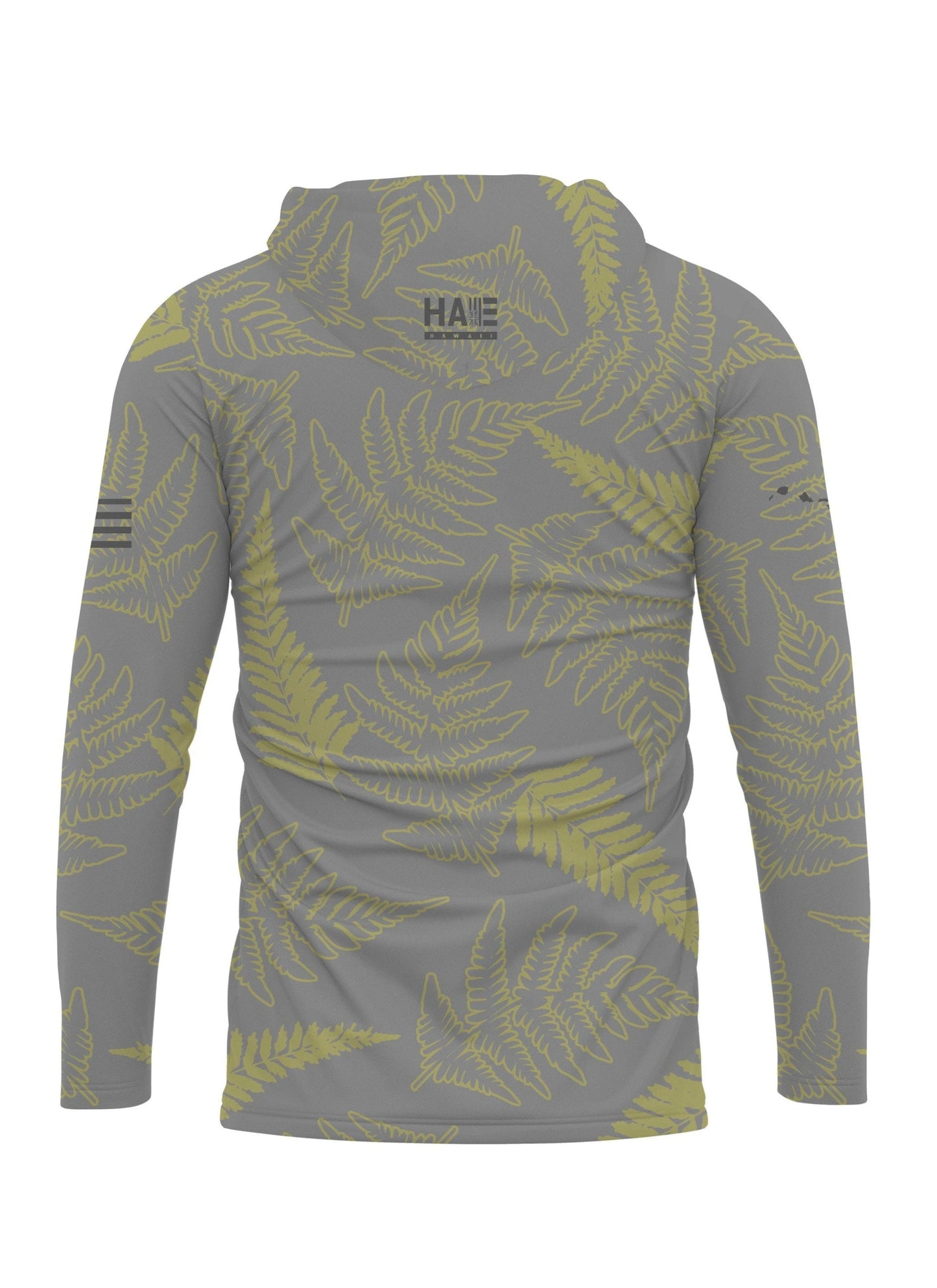 Palapalai Youth Hooded Long Sleeve Drifit Gray Olive