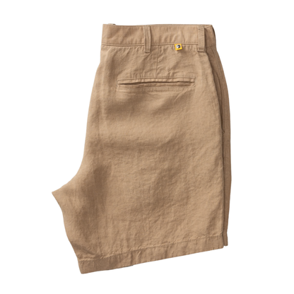 Duck Head 7" Linen Gold School Chino Short