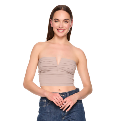 Susana Monaco V Wire Pleated Crop Tube