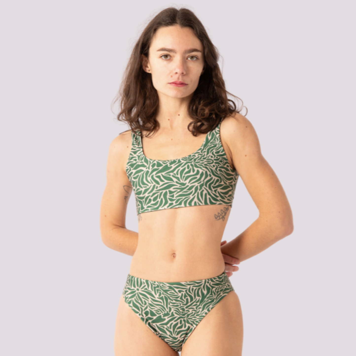 Saturday Swimwear Luna Mid Rise Bikini Bottoms
