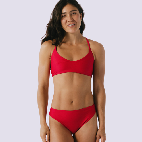 Saturday Swimwear Luna Mid Rise Bikini Bottoms
