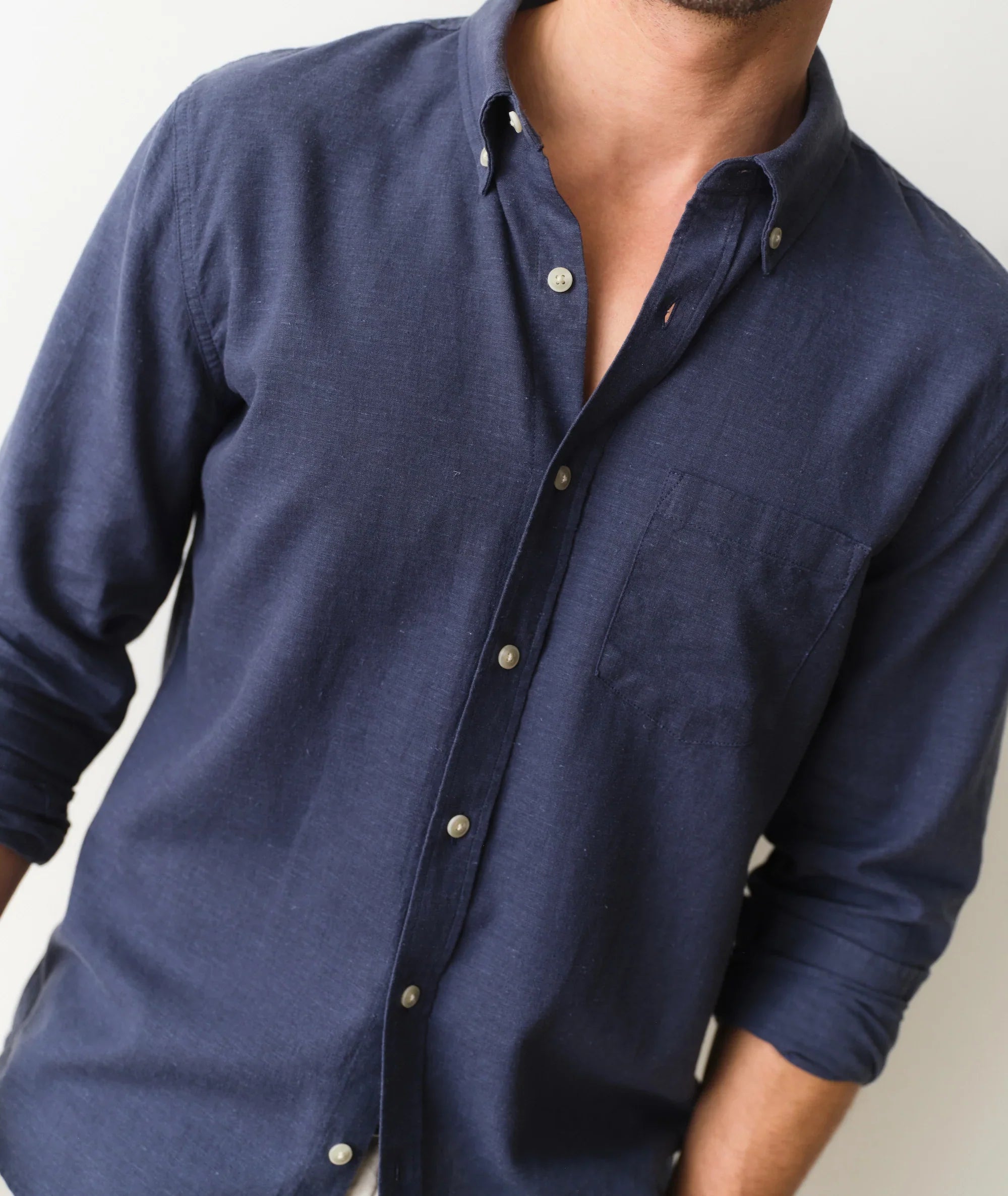 Marine Layer Better-Than-Linen Long Sleeve Shirt