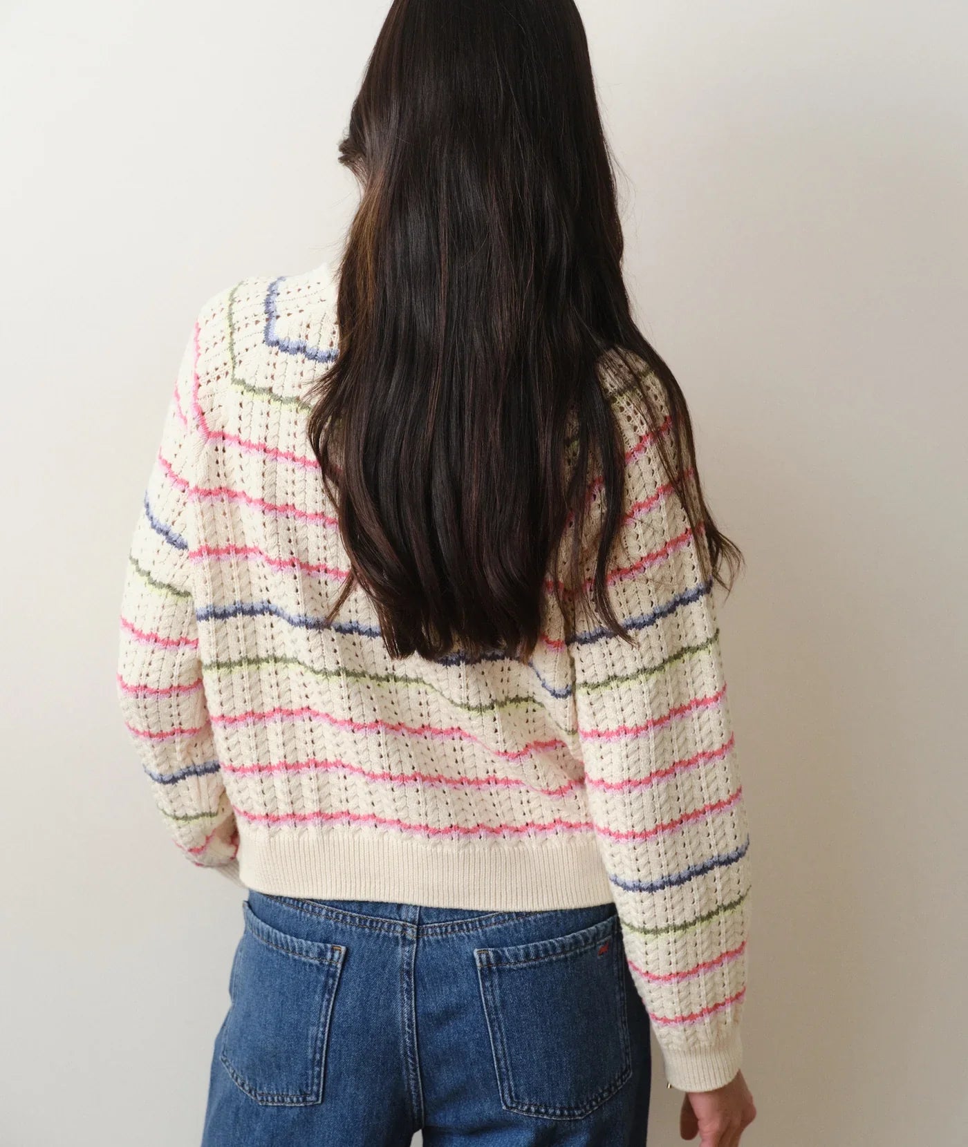 Mina Pointelle Sweater