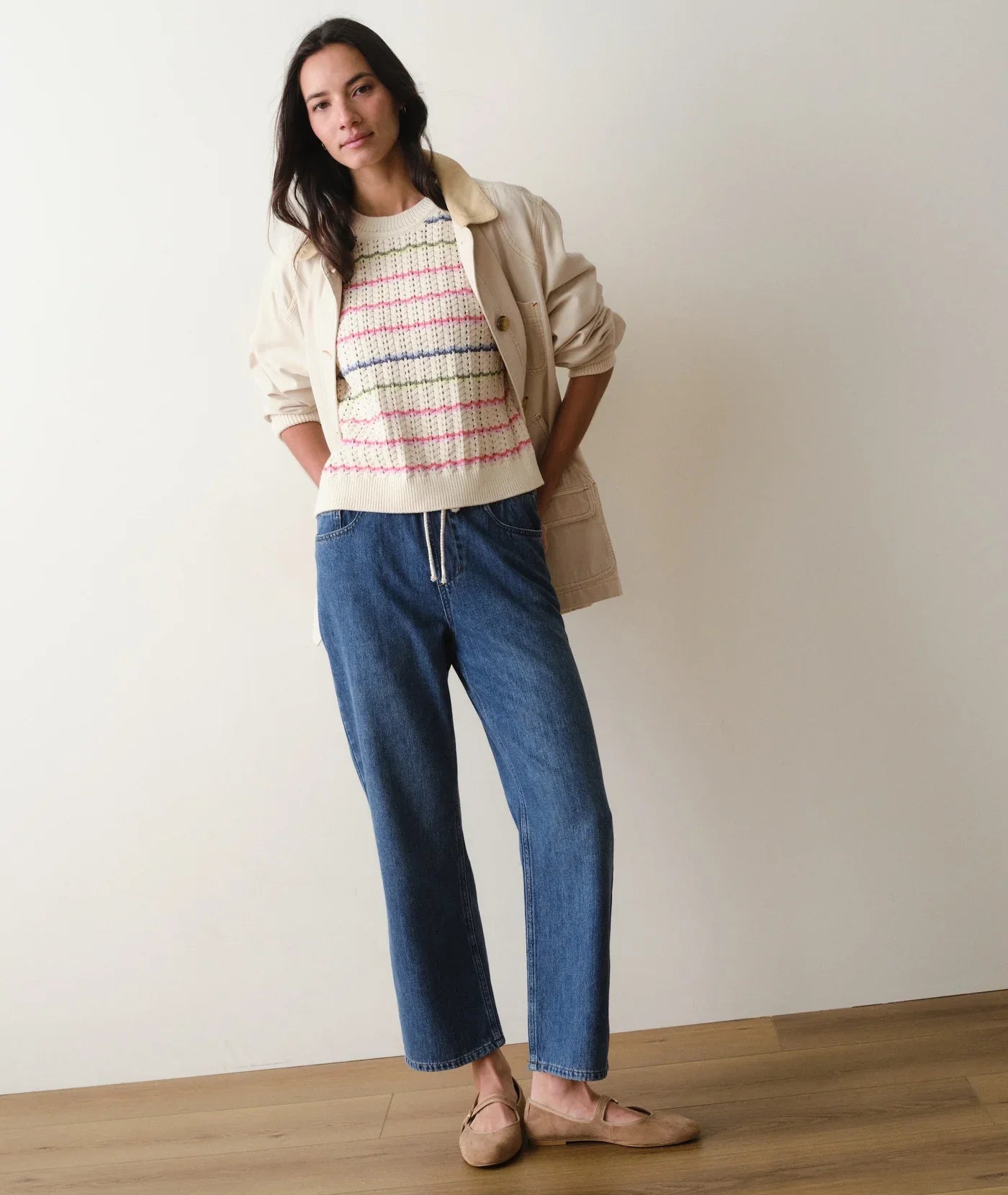 Mina Pointelle Sweater