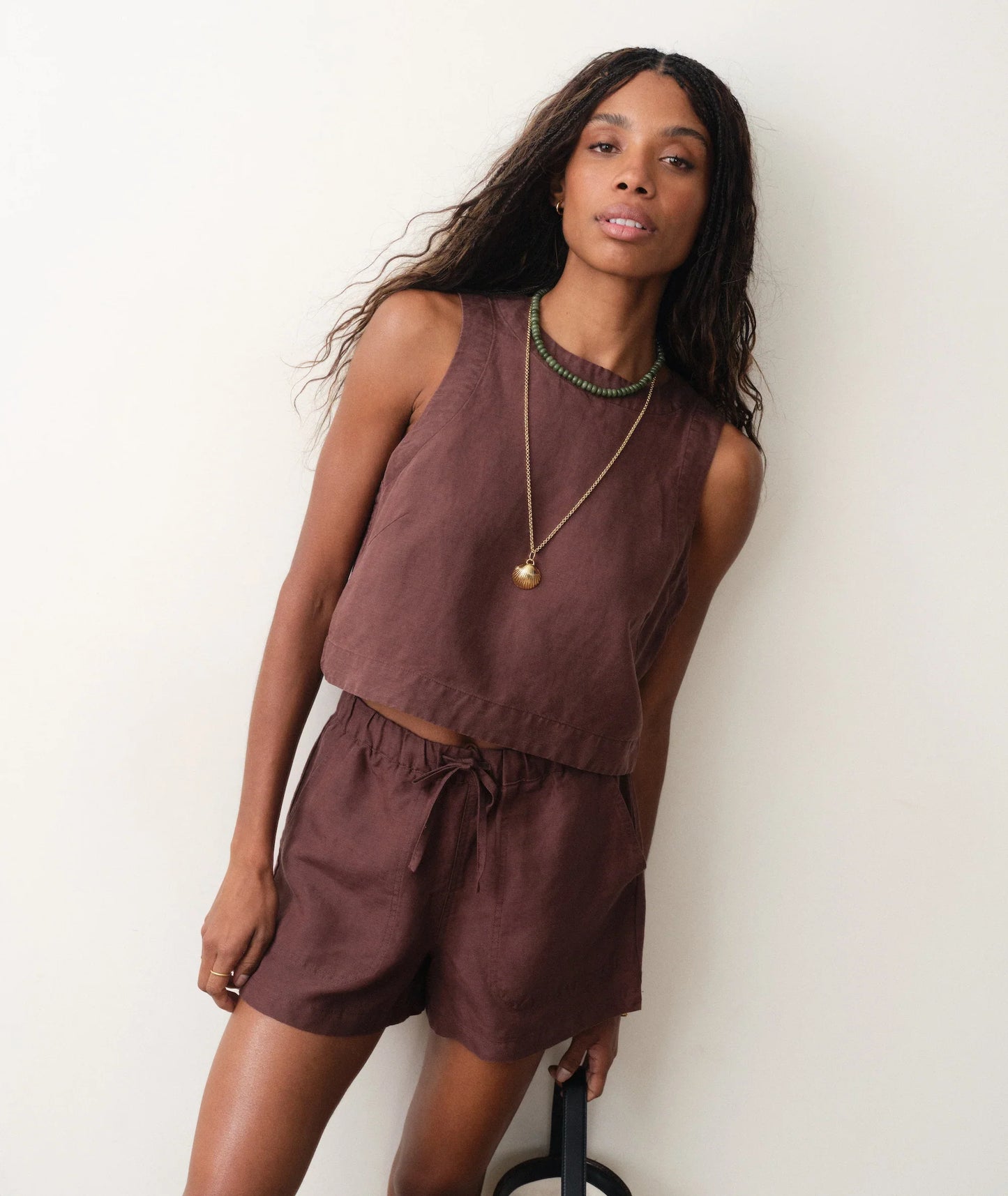 Marine Layer Quinn Linen Tank