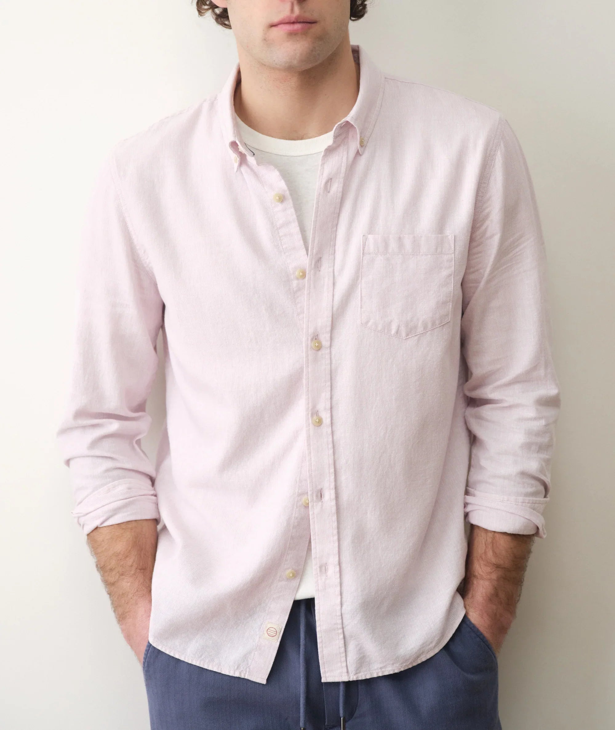 Marine Layer Better-Than-Linen Long Sleeve Shirt