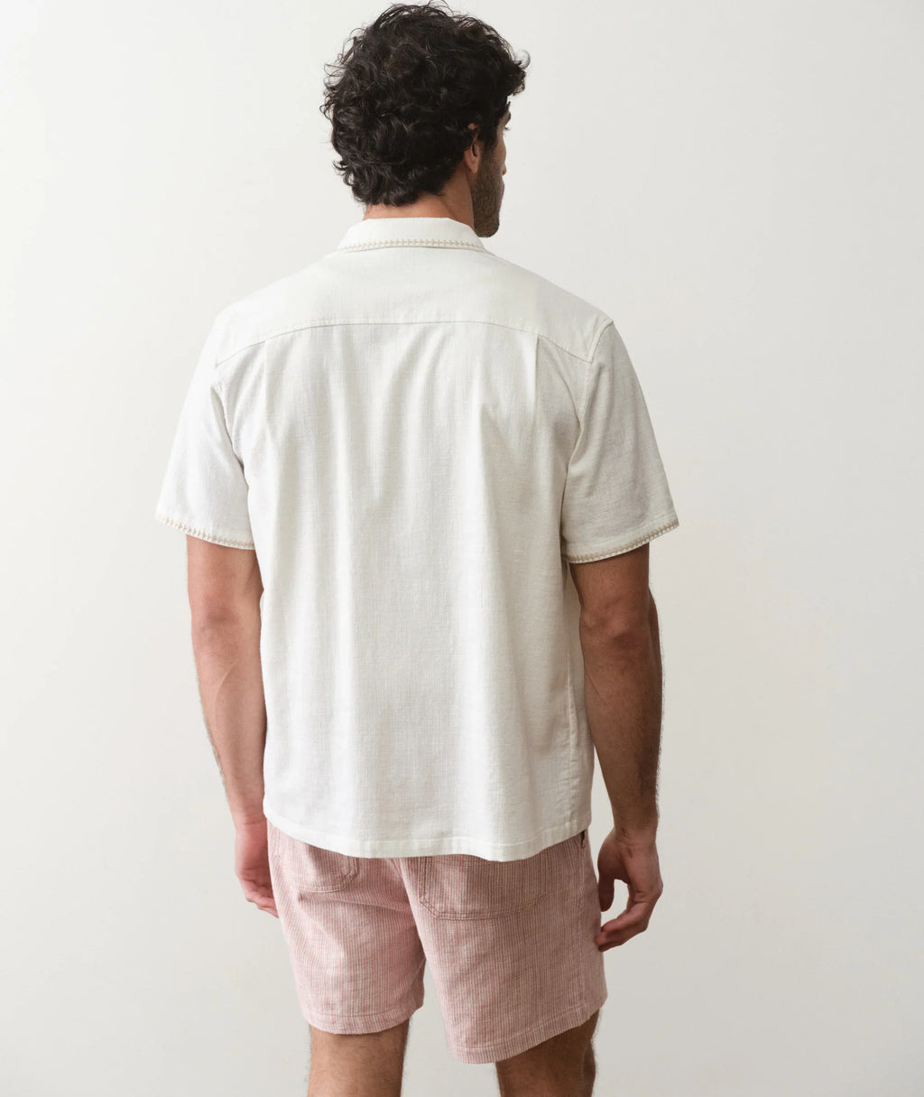 Marine Layer Embroidered Resort Shirt