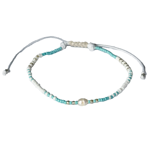 Wavebreak Seedbead Anklet