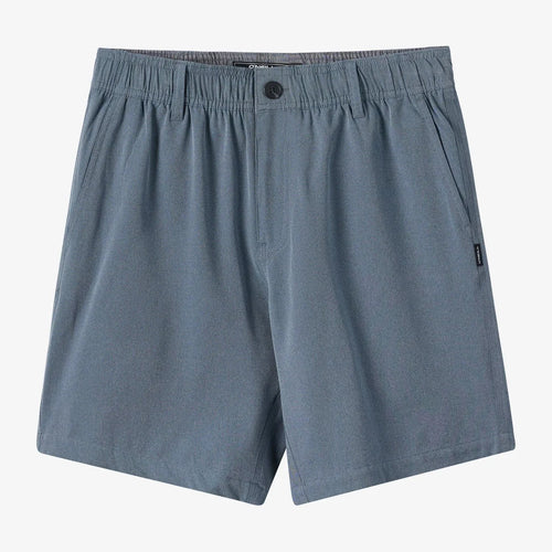 O'Neill Reserve Light Check Elastic Waist 18" Hybrid Shorts
