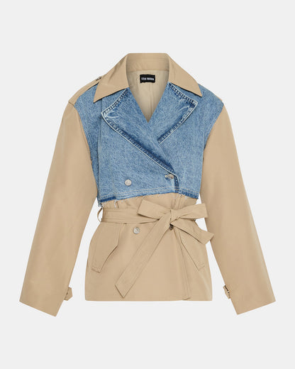 SHYLA COAT DENIM MULTI