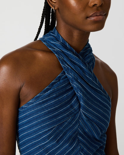 WINNIE TOP MIXED INDIGO