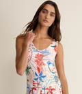 Double V-Neck Getaway Tank