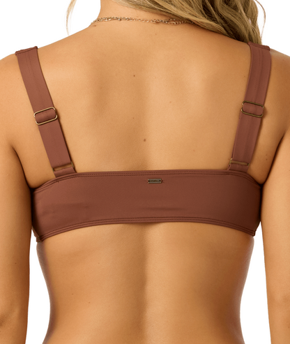 O'Neill Saltwater Solids Westwater Tank Bikini Top