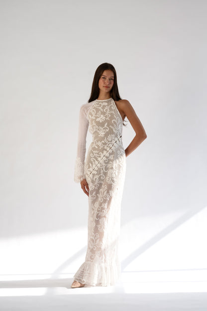 Parterre Asymmetrical Dress