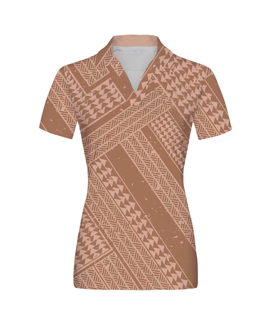 Ulana Wahine Anywhere Polo Brown