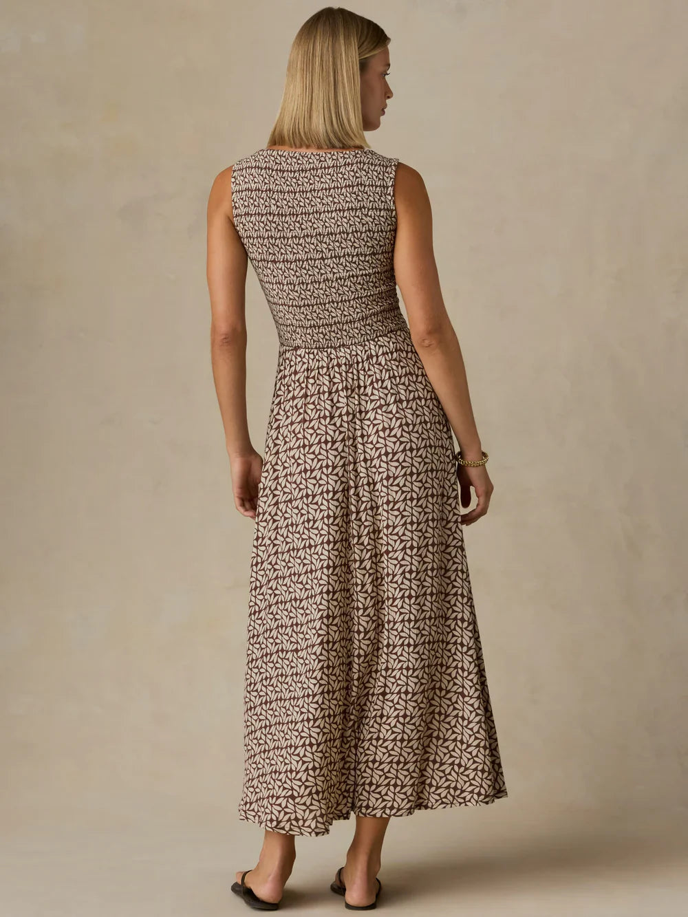 Faherty Sophia Smocked Dress