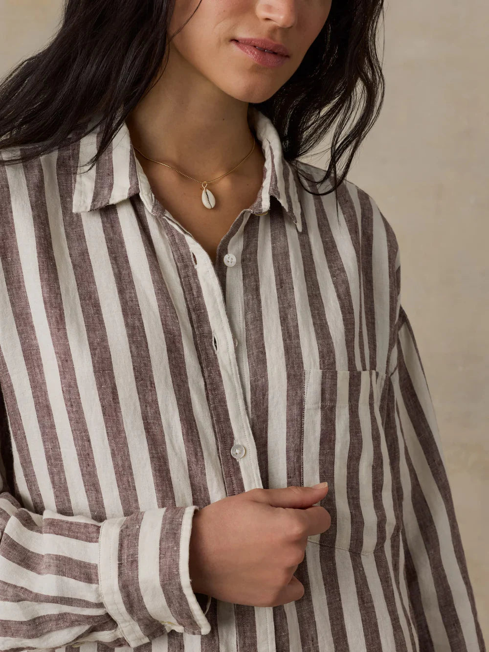 Faherty Laguna Linen Kova Shirtdress