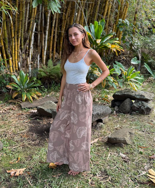 Wahine Palazzo Pants 'Ōhi'a Lehua