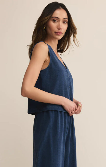 Solace Jersey Denim Top