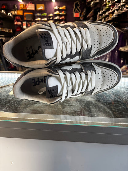 A Bathing Ape Bapesta Low "M1 Black/Grey Snakeskin"