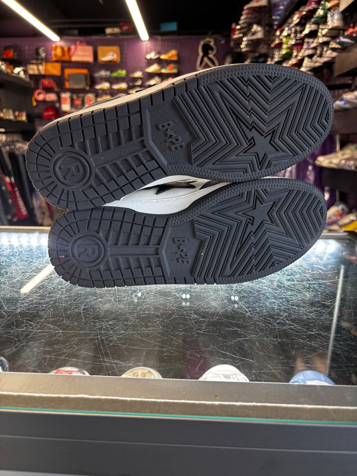 A Bathing Ape Bapesta Low "M1 Black/Grey Snakeskin"