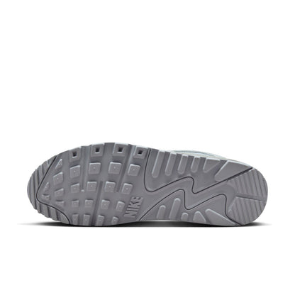 Men's Air Max 90 outsole, gray tread pattern with traction pods