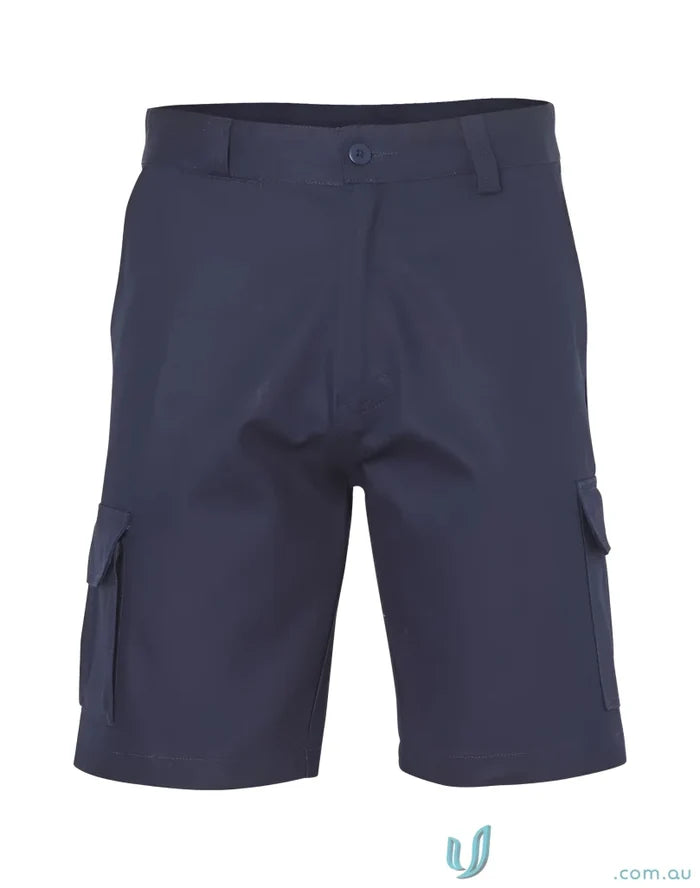 Winning Spirit WP06 AIW Heavy Cotton Drill Cargo Shorts in Navy
