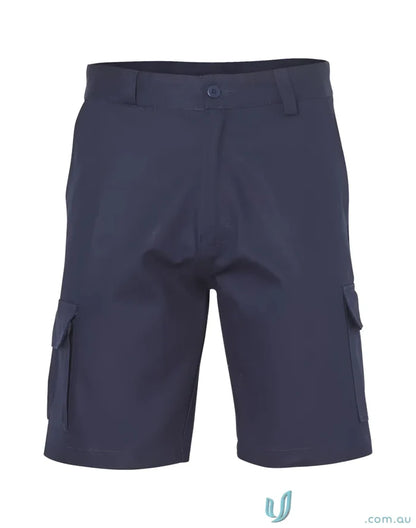 Winning Spirit WP06 AIW Heavy Cotton Drill Cargo Shorts in Navy