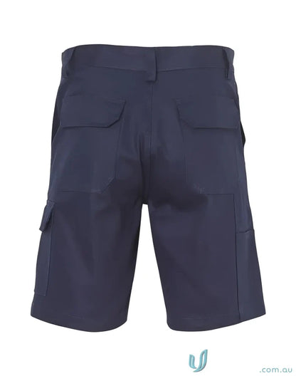 Winning Spirit WP06 AIW Heavy Cotton Drill Cargo Shorts in Navy