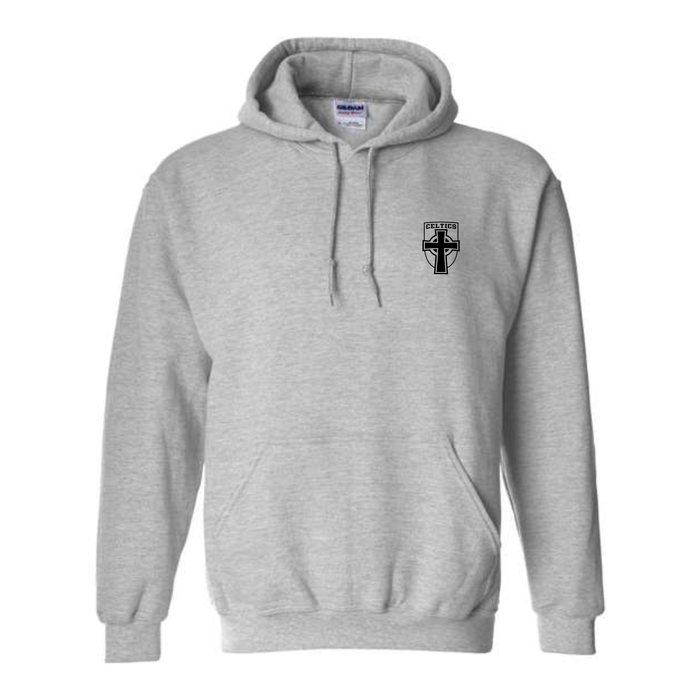 Bishop Mac Adult Hooded Sweatshirt - Celtics Cross