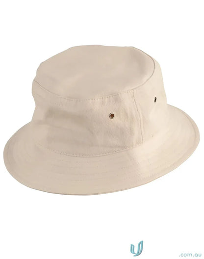Winning Spirit CH29 Bucket Hat in Natural