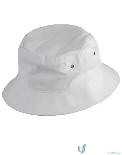 Winning Spirit CH29 Bucket Hat in White