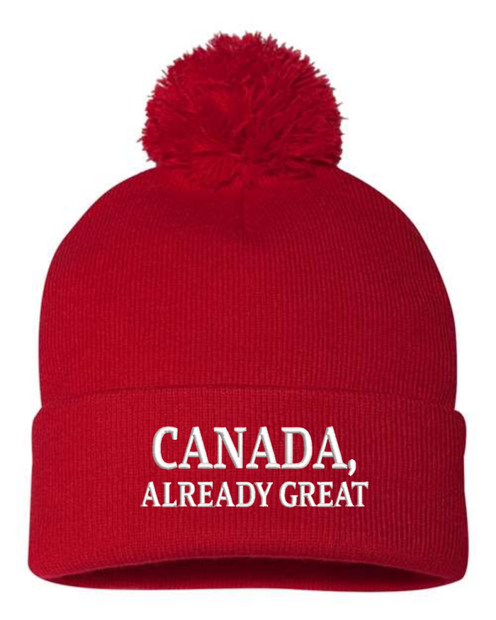 Canada, Already Great Pom Pom Beanie Toque