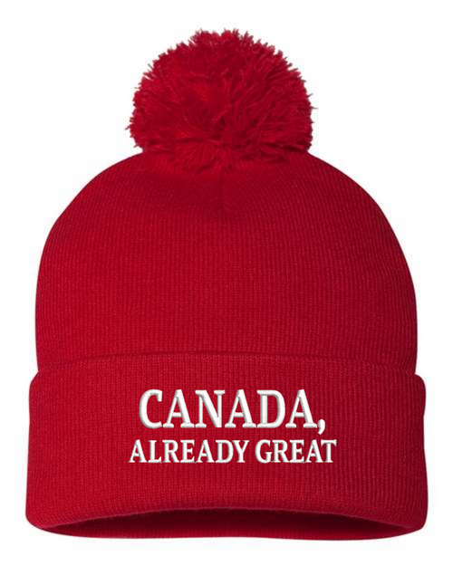 Canada, Already Great Pom Pom Beanie Toque