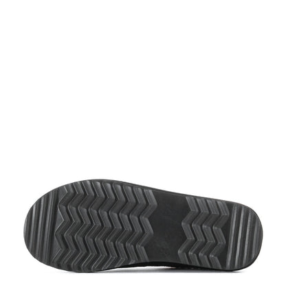 Women’s black slipper outsole with textured chevron tread