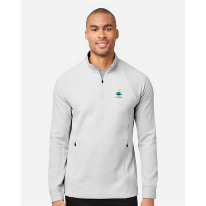 Centre Wellington Men's Waffle Knit 1/4 Zip Pullover