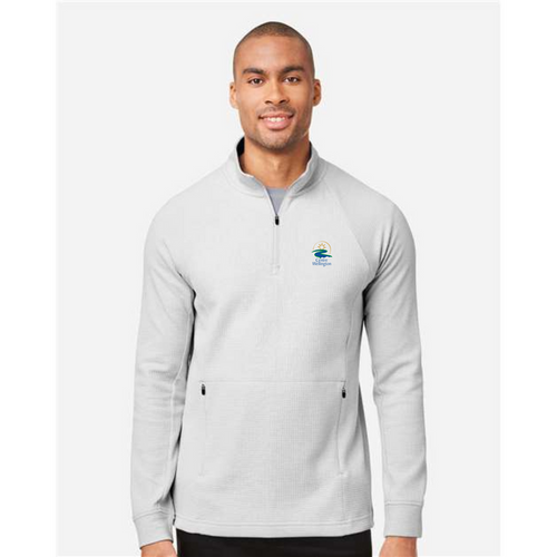 Centre Wellington Men's Waffle Knit 1/4 Zip Pullover