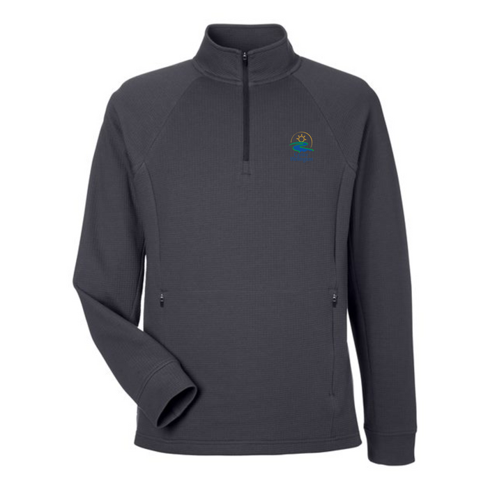 Centre Wellington Men's Waffle Knit 1/4 Zip Pullover