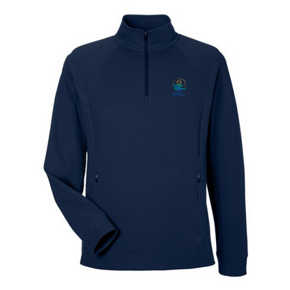 Centre Wellington Men's Waffle Knit 1/4 Zip Pullover