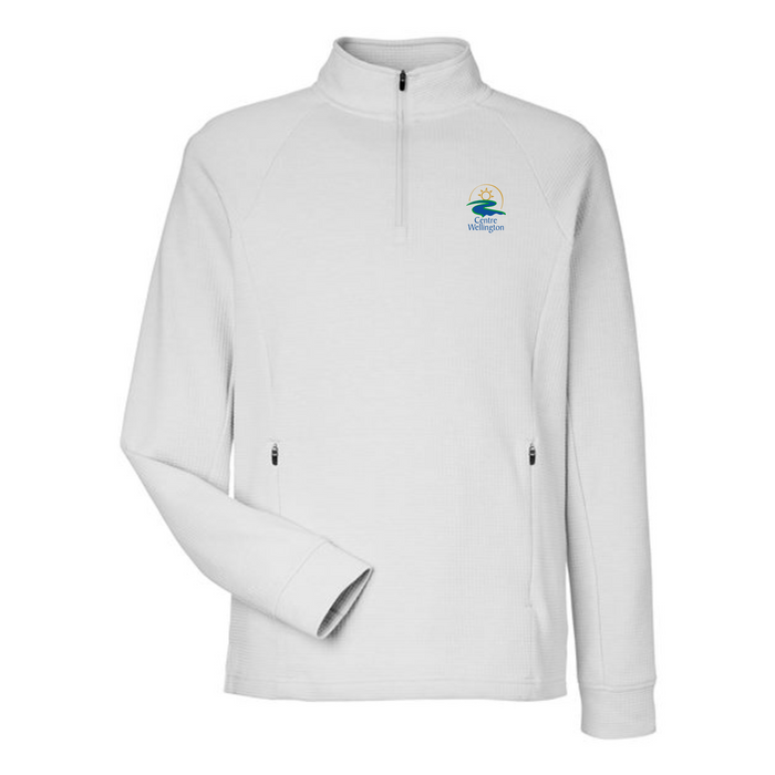 Centre Wellington Men's Waffle Knit 1/4 Zip Pullover