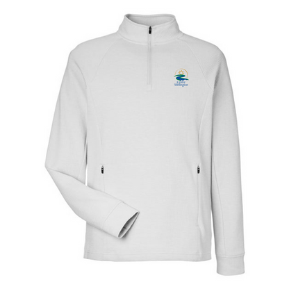 Centre Wellington Men's Waffle Knit 1/4 Zip Pullover