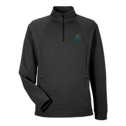 Centre Wellington Men's Waffle Knit 1/4 Zip Pullover