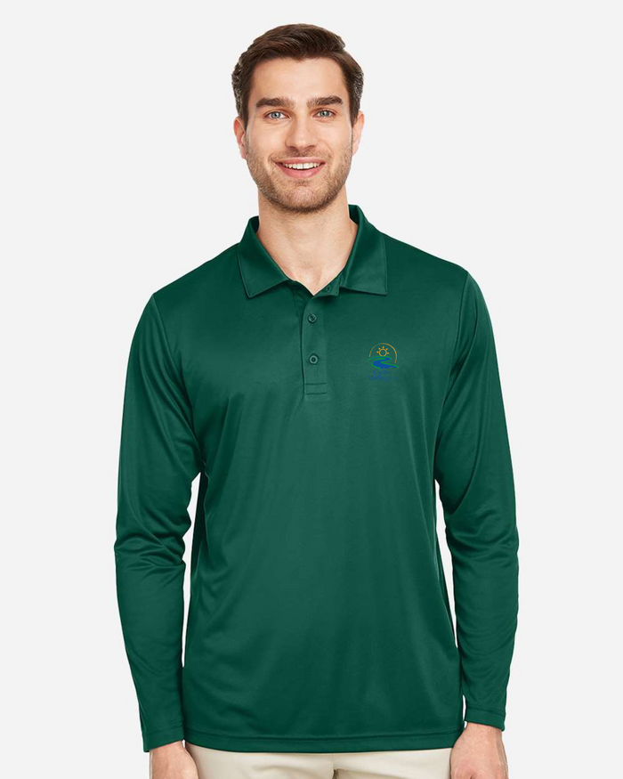 Centre Wellington Men's Zone Long Sleeve Performance Polo