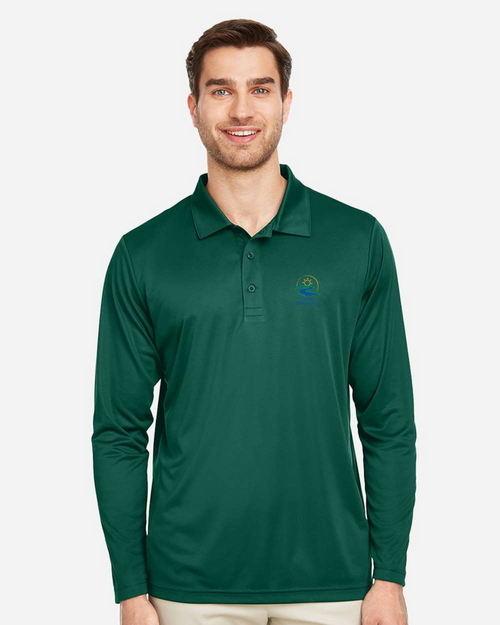 Centre Wellington Men's Zone Long Sleeve Performance Polo