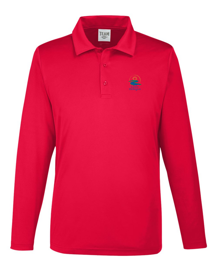 Centre Wellington Men's Zone Long Sleeve Performance Polo