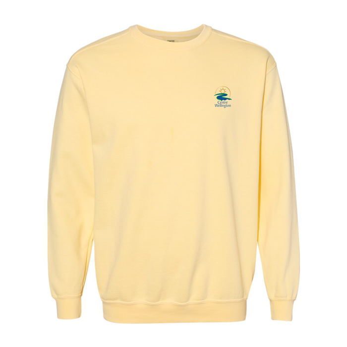 Centre Wellington Unisex Garment-Dyed Crewneck Sweatshirt