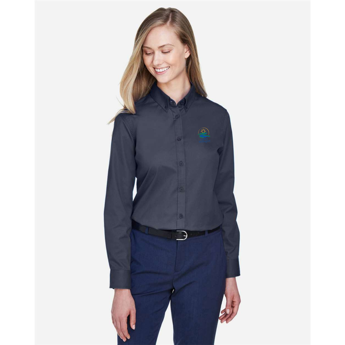 Centre Wellington Women's Long Sleeve Button Down Shirt